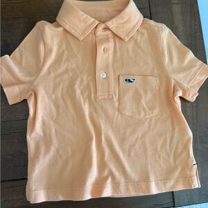 Vineyard Vines Orange Polo Shirt Classic Cotton